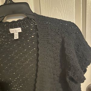 Little black shrug Susan Graver 2 x